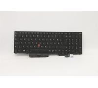 Lenovo THINKPAD P15v 3 Tastiera Svedese Finnish Nero Retroilluminato 5N20X22937