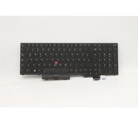 Lenovo THINKPAD P15v 3 Tastiera Tedesco Nero Retroilluminato 5N20X22927