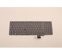 Lenovo THINKPAD P16 2 P16 1 Tastiera Tedesco Grigio Retroilluminato 5N21F39331
