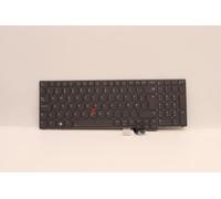 Lenovo THINKPAD P16 2 Tastiera Nordic Grigio Retroilluminato 5N21F39337