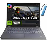 Lenovo ThinkPad P16 Gen 2 Mobile Workstation (16" FHD+ 100% sRGB, Intel 20-Core i7-14700HX, 32GB DDR5, 1TB SSD, NVIDIA RTX 1000 Ada) Laptop per ingegnere, architetto, webcam 1080P, IST HUB, Win 11 Pro