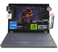 Lenovo ThinkPad P16 Gen 2 Mobile Workstation (16" FHD+, Intel 24-Core i9-13980HX, 128GB DDR5 RAM, 4TB SSD, NVIDIA RTX 2000 Ada 8GB) Laptop per ingegnere, designer, architetto, IST HUB, Win 11 Pro