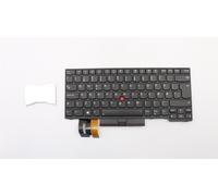 Lenovo THINKPAD P43s Tastiera Nordic Nero Retroilluminato 01YP540