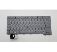 Lenovo THINKPAD T14 4 Tastiera Belgio Grigio Retroilluminato 5N21D68314