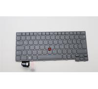 Lenovo THINKPAD T14 4 Tastiera Svedese Finnish Grigio Retroilluminato 5N21D68366