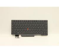 Lenovo THINKPAD T14 Gen 2 P14s Tastiera Belgio Nero Retroilluminato 5N21B08346