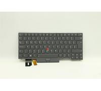 Lenovo THINKPAD T14 Gen 2 P14s Tastiera Ungheresi Grigio Backlit 5N21B08391