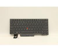Lenovo THINKPAD T14 Gen 2 P14s Tastiera US Euro Nero Retroilluminato
