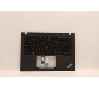 Lenovo THINKPAD T14s 3 Touchpad Palmrest Cover Tastiera US Nero 5M11H25864