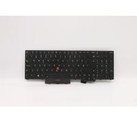Lenovo THINKPAD T15g 2 P15 2 Tastiera Norvegese Nero Retroilluminato 5N21B44345