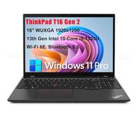 Lenovo ThinkPad T16 Gen 2 Business Laptop Computer, 16" FHD+, 13th Gen Intel 10-Core i5-1335U (Beat i7-1255U), 40GB DDR4 RAM, 2TB PCIe SSD, WiFi 6E, BT 5.3, Windows 11 Pro, Tichang