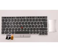 Lenovo THINKPAD T480s L380 L390 E480 E490 Tastiera Danese Silver Backlit 01YN429