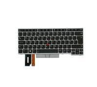 Lenovo THINKPAD T480s L380 L390 E480 E490 Tastiera UK Argento Backlit 01YN448