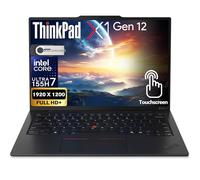 Lenovo ThinkPad X1 Carbon Gen 12 Business Laptop, Intel 16-Core Ultra 7 155H, touchscreen FHD+ da 14", RAM DDR5 da 32 GB, SSD PCIe da 2 TB, WiFi 6E + BT, RJ-45, retroilluminato KB, Webcam FHD, Windows