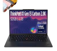 Lenovo ThinkPad X1 Carbon Gen 13-14" 2.8K OLED 120hz, Copilot+ PC Ultrabook - Intel Core Ultra 7 258V EVO- 32 GB di memoria 8533MT/s - SSD da 1 TB - retroilluminato, impronte digitali, Wi-Fi 7, Win 11