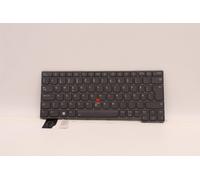 Lenovo THINKPAD X13 2 Tastiera Svedese Finnish Grigio Retroilluminato 5N21A21978