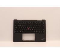 Lenovo THINKPAD X13s Tastiera Supporto per Polsi Pannello Superiore Bulgaro Nero