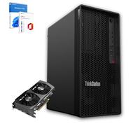 Lenovo ThinkStation P2 Tower | Intel Core i7-14700K 20 Core 28 thread fino a 5.60Ghz| Ram 32GB | SSD 4TB | NVIDIA RTX | WIN 11 Pro MS Office 2021 Garanzia 36 Mesi (Scheda Video: RTX 3060 12GB)