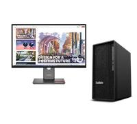 Lenovo ThinkStation P2 TWR G2 U7 16 x2 + ThinkVision P27QD-40 27 QHD Docking Processore Intel® Core Ultra 7 265 vPro® E-core fino a 4,6 GHz P-core fino a 5,2 GHz, Windows 11 Pro 64, 1 TB SSD TLC Opal