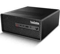 Lenovo ThinkStation P3 Ultra Small Form Factor SFF Desktop PC (CPU Intel Core i7-14700 |16GB DDR5 RAM| SSD NVMe 512GB | NVIDIA T1000 8GB | Wi-Fi 6E AX211 | Windows 11 Pro) - Nero