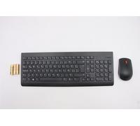 Lenovo Thinkstation P330 2nd Gen Tastiera Wireless Mouse Islandese Nero 01AH843
