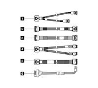 Lenovo ThinkSystem SR650 V3 2.5" Chassis Front BP1 SAS/SATA Cable Kit - 4X97A82933