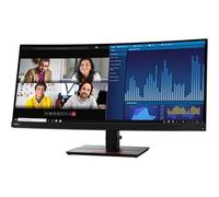 Lenovo ThinkVision P34w-20 - Monitor LCD WLED con display curvo UW-QHD da 34 pollici - 21:9 - Nero corvo - Classe 34 pollici - Tecnologia di commutazione in aereo (IPS) - 3440 x 1440 - 1.07 mil