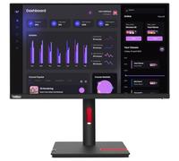 Lenovo ThinkVision T24i-30 - Monitor LED Full HD da 24", 16:9, colore: Nero corvo