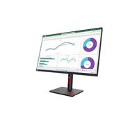 Lenovo ThinkVision T32h-30 - Monitor QHD da 31,5", IPS, 99% sRGB, USB-C 90W, HDMI 2.1, DP 1.4, RJ45 LAN, regolabile in altezza, TÜV Low Blue Light, Eyesafe, Smart Power, 3 anni di garanzia