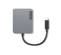 Lenovo Travel Hub Gen2 4K Ultra HD USB-C VGA HDMI Ethernet 1GbE 60Hz Grigio
