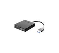Lenovo Universal USB 30 to VGA/HDMI USB tipo A Nero