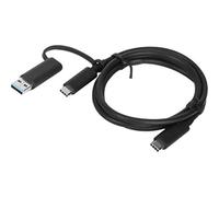 Lenovo 4X90U90618 cavo USB 1 m USB 3.2 Gen 1 3.1 Gen 1 USB A/USB C USB C Nero