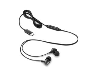 Lenovo USB-C In-Ear Headset Wired Office Cuffie in-ear cablate con connessione USB-C e controllo in linea, ideali per ufficio, call center e