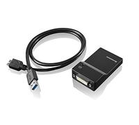 Lenovo USB 30 - DVI/VGA adattatore grafico USB 2048 x 1152 Pixel Nero