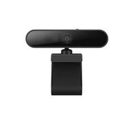 Lenovo Webcam HD 1080p (510 FHD) - Nero con zoom digitale 4X, grandangolo a 95°, rotazione panoramica e inclinazione a 360°, doppio microfono e Windows Hello