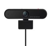 Lenovo Webcam LC50, 1080p, doppio microfono e cancellazione del rumore, attacco magnetico, otturatore per la privacy integrato