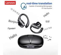 Lenovo XT80 Auricolari wireless sportivi con microfoni, controllo pulsanti, display di alimentazione a LED, cuffie traduttore AI con APP audio stereo Hi-Fi