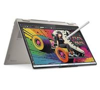 Lenovo Yoga 7 2-in-1 2025 Copilot+ PC con processore AMD Ryzen AI 7 350, touchscreen WUXGA da 16 pollici, memoria LPDDR5X-7500MT/s da 16 GB, SSD da 1 TB, Wi-Fi 7, penna lineare, cam ibrida FHD/IR