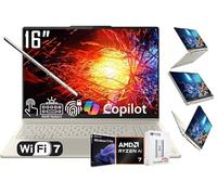 Lenovo Yoga 7 2-in-1 AI PC Copilot+ Laptop, Touchscreen LCD 2K da 16 pollici, AMD 8-Core Ryzen AI 7 350, 16 GB LPDDR5X, SSD 2TB, WiFi 7, KB retroilluminato, impronte digitali, webcam 1080P, W/128 PSD