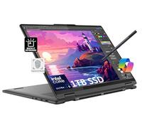 Lenovo Yoga 7 7i - Laptop business 2 in 1 (touchscreen FHD+ da 16", Intel Core Ultra 5 125U (Beat i7-1165G7), 16 GB di RAM, SSD da 1 TB, penna IST), retroilluminato, impronte digitali, webcam IR FHD