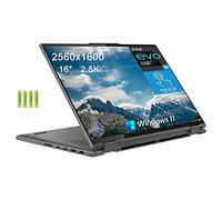 Lenovo Yoga 7i 16" 2.5K (2560 x 1600) Touchscreen 2-in-1 Laptop Tablet, 12a piattaforma Intel Evo 12-Core i5-1240P, 8GB LPDDR5 RAM, SSD 512GB, KB retroilluminato, impronte digitali, Windows 11,