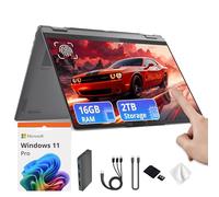 Lenovo Yoga 7i 2-in-1 16" 2K Touchscreen Laptop, Intel Ultra 5 226V, 16GB LPDDR5X, 2TB di storage (SSD da 1TB e docking station da 1TB), grafica Intel Arc, tastiera retroilluminata, impronte digitali