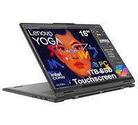 Lenovo Yoga 7i 2-in-1 16" Copilot+Durata della batteria extra lunga 16" WUXGA FHD+ Touch Display 16GB Memoria 1TB Processore Intel Core Ultra 7 155U 12-core Windows 11 Home, Grigio
