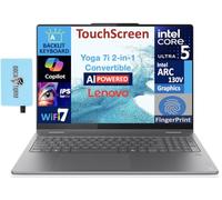 Lenovo Yoga 7i 2-in-1 AI Copilot + Laptop 16" 2K Touchscreen Display (Intel Ultra 5 Series 2, 16GB LPDDR5X, SSD M.2 PCIe 512GB, KB retroilluminato, impronte digitali, 2 TB 4, Win 11 Pro) w/DKZ USB