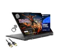 Lenovo Yoga 7i - Computer portatile 2 in 1, display touchscreen 2K da 16", Core Ultra 7 155U (fino a 4,80 GHz), DDR5 da 16 GB, SSD PCIe da 512 GB, Wi-Fi 6E, KB retroilluminato, lettore FP, TB 4,