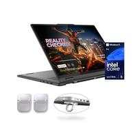 Lenovo Yoga 7i - Computer portatile 2 in 1, touchscreen 2K da 16", Core Ultra 5 125U (Beats i7-1355U), 16 GB LPDDR5X, SSD da 1 TB, 300 nit, retroilluminato, TB4, HDMI 2.1, FP, WiFi 6E, webcam, PDG