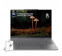 Lenovo Yoga 7i - Laptop 2 in 1 con Intel Core Ultra 5 226 V, 14" WUXGA OLED 100% DCI-P3 Touch Display, 16 GB LPDDR5x RAM 512 GB SSD, Wi-Fi 7, lettore FP, Win11, Luna Grey, con unità USB da 2 TB, W