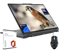 Lenovo Yoga 7i - Laptop 2 in 1 da 16 pollici, schermo touchscreen 2K da 300 nit, CPU Intel 12-Core Ultra 5 125U, 16 GB DDR5, SSD da 2 TB, tastiera retroilluminata, Wi-Fi6, Win 11 Pro, con licenza