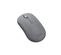 Lenovo Yoga Bluetooth Silent Mouse, 3 livelli di regolazione DPI, 36 mesi di durata della batteria, Bluetooth 5.3, 3 dispositivi di collegamento, silenzioso, pulsanti programmabili, finitura liscia