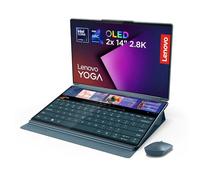 Lenovo Yoga Book 9i 2-in-1 AI PC Doppio Display 14" 2.8K OLED Touch, Intel Core Ultra 7 255H, 32GB RAM, 1TB SSD, Intel Arc 140T, WiFi 7, Windows 11 Home, Yoga Pen 3 + Slim Mouse + Folio Stand inclusi